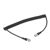 BNC Cable 3G/HD SDI Cable(1M/3.28ft 75Ω) Coil Cable BNC to BNC Extension Coaxial Cable for Cameras and Video Equipment，Supports HD-SDI/3G-SDI/4K/8K，SDI Video Cable (Black,1Pcs)