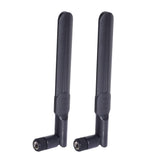 Dual Band WiFi 2.4GHz 5GHz 5.8GHz 8dBi RP-SMA Male Antenna,15cm IPEX IPX U.FL Mini PCI to RP-SMA Female Cable (2-Pack) for Wireless Mini PCI Express WiFi Adapter PCIE Network Card WiFi Router