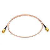 Eightwood Low Loss SMA Extender Cable Jumper SMA Male to SMA Male with Connecting RG316 Coaxial Coax Cable for Antenna Extension Cable 20inches(50cm)