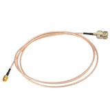 SO239 to SMA Cable SMA Male to UHF SO-239 Female Connectors 5ft(150cm) Low Loss Jumper Cable Extension for Handheld Radio Antenna