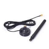 850/900/1800/1900MHz Antenna Kit 5Dbi External Omni Antenna with SMA Magnetic Mount Extension Cable + SMA Female to Female Adapter for Phone Signal Enhancer Security Camera