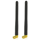 868MHz Antenna SMA Antenna SMA Adapter 2dbi SMA Male Right Angle Aerial 2pcs for Walkie Talkie CB Antenna CB Radio Ham Radio GSM Wireless SMA Wifi Antenna Walkie Talkie