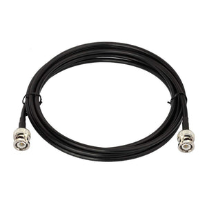 BNC Male to BNC Male RG58 50 Ohm Cable 3m/10 feet for Wireless Microphone System Receiver Marine GPS Navigation Antenna Handheld Ham Radio CB Amateur Radio Mobile Transceiver Police Scanner