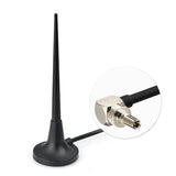 3.5dBi GSM 3G 4G LTE Antenna CRC9 Male Right Angle Connector with Extension Cable 9.8Ft 850/900/1900/2100 MHz