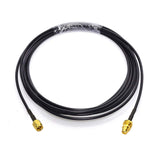 SMA Male to Female Bulkhead Mount RG174 Cable 3m / 10 feet for 4G LTE Wireless Router Cellular Cell Phone Signal Booster Amplifier RTL SDR USB ADS-B Receiver FPV Drone Controller Transmitter