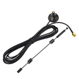 Dual Band WiFi 2.4GHz 5GHz 5.8GHz 9dBi Magnetic Base SMA Male Antenna for Wireless Vedio Security Surveillance Recorder Vehicle Truck RV Trailer Rear View Backup Camera Reversing Monitor