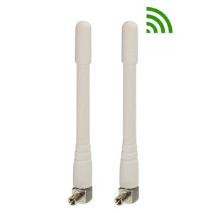 4G LTE White External TS9 Antenna (2-Pack) Compatible with Verizon AT&T T-Mobile Sprint Netgear Huawei MiFi Mobile Hotspot Router USB Modem Jetpack AirCard 815S 779S 770S 781S 780S 340U 771S