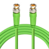 BNC Cable 3G/HD SDI Cable(1M/3.28ft 75Ω) BNC to BNC Extension Coaxial Cable for Cameras and Video Equipment，Supports HD-SDI/3G-SDI/4K/8K，SDI Video Cable Green 1Pcs