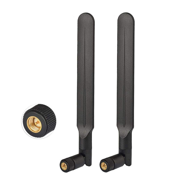 4G LTE 3dBi External SMA Male Antenna (2-Pack) for Verizon Wireless Home Phone Novatel T2000 Netgear Huawei 4G LTE Wireless Router Wildlife Trail Camera Mobile Cell Phone Signal Booster