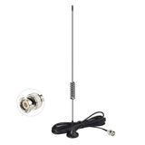 VHF UHF Police Scanner Antenna CB Radio Ham Radio Home Mobile Radio Scanner Antenna Magnetic Base BNC Male Antenna Compatible with Uniden Bearcat Whistler Radio Shack Car Truck Police Scanner