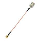 Eightwood SO239 to SMA Cable SMA Male to UHF SO-239 Female Connectors 6"(15cm) Low Loss Jumper Cable Extension for Handheld Radio Antenna