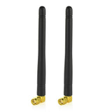 868MHz Antenna SMA Antenna 2dbi SMA Male Right Angle Adapter Aerial 2pcs for CB Radio CB Antenna Walkie Talkie Homematic CCU2 CC1101 Ham Radio GSM Wireless Wifi Router