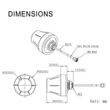 4G LTE Antenna Dual Band Screw Mount Omni-Directional 2dBi SMA Male Antenna for 4G LTE Router Vehicle Truck RV Motorhome Marine Boat Mobile Cell Phone Booster System