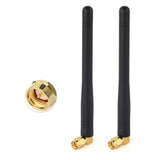 SMA Antenna 433MHz Antenna SMA Connector Omni-directional Vertical NFC RFID Antenna 2pcs for CB Radio CB Wireless WLAN Ham Radio Walkie Talkie