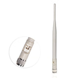 4G LTE 3dbi White SMA Male Antenna (2-Pack) Compatible with 4G Router Gateway Remote Controller DTU Gate Opener Switch Mobile Cell Phone Signal Booster Trail Wildlife Game Hunting Camera