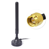 850/900/1800/1900MHz Antenna Kit 5Dbi External Omni Antenna with SMA Magnetic Mount Extension Cable + SMA Female to Female Adapter for Phone Signal Enhancer Security Camera