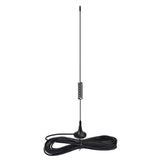 100MHz-1800MHz 1090MHz UHF VHF HF 5dBi MCX Plug Connector Magnetic Base Antenna Aerial for RTL SDR Software Defined Radio Aviation ADS-B Receiver USB Stick Dongle Modem