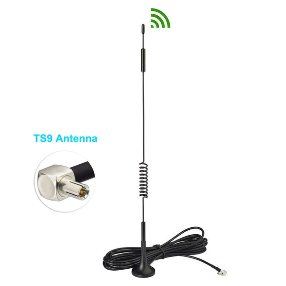 4G LTE 7dBi Magnetic Base TS9 Antenna Compatible with Verizon AT&T T-Mobile Sprint Netgear Huawei MiFi Mobile Hotspot Router USB Modem Jetpack AirCard AC791L 6620L AC815S AC770S AC781S MR1100