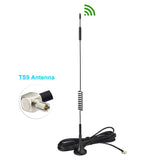 4G LTE 7dBi Magnetic Base TS9 Antenna Compatible with Verizon AT&T T-Mobile Sprint Netgear Huawei MiFi Mobile Hotspot Router USB Modem Jetpack AirCard AC791L 6620L AC815S AC770S AC781S MR1100