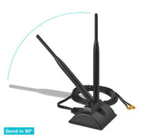 Dual Band WiFi 2.4GHz 5GHz 5.8GHz Antenna 6dBi RP-SMA Male MIMO Antenna Compatible with TP-Link ASUS Rosewill Fenvi Intel PC Wireless Mini PCI Express WiFi Adapter PCIE Network Cards Router