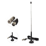 Toiot 75ohm DAB FM/AM Aerial Car Digital Radio Antenna with Magnetic Base 3m 9.84tf TV Extension Cable TV Adapter to F Connector 2 Kit for Yamaha JVC Sherwood Pioneer Onkyo Audio System FM Radio