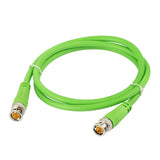 BNC Cable 3G/HD SDI Cable(1M/3.28ft 75Ω) BNC to BNC Extension Coaxial Cable for Cameras and Video Equipment，Supports HD-SDI/3G-SDI/4K/8K，SDI Video Cable Green 1Pcs