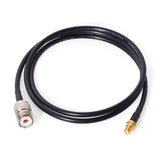 Ham Radio Antenna Adapter Cable,UHF SO-239 Female to SMA Female RG58 Cable 1m for Hamdheld CB Ham Radio Two Way Radio Walkie Talkie Kenwood Baofeng BF-F8HP UV-5RA UV-5RE UV-5R UV-82 BF-888S