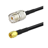 CB Radio Cable SMA Cable SMA Male to UHF Female SO239 Coaxial Cable RG58 15cm for CB Antenna CB Radio CB Aerial SMA Antenna WiFi Hand-held Radio Walkie Talkie Ham Radio