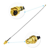 Dual Band WiFi 2.4GHz 5GHz 5.8GHz 8dBi RP-SMA Male Antenna,15cm IPEX IPX U.FL Mini PCI to RP-SMA Female Cable (2-Pack) for Wireless Mini PCI Express WiFi Adapter PCIE Network Card WiFi Router