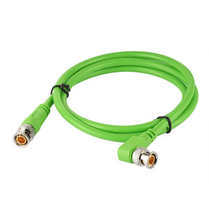 Eightwood BNC Cable 3G/HD SDI Cable(1M/3.28ft 75Ω) BNC to BNC Extension Coaxial Cable for Cameras and Video Equipment，Supports HD-SDI/3G-SDI/4K/8K，SDI Video Cable Green 1Pcs