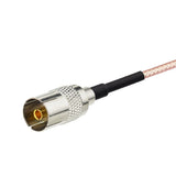 DAB Aerial Cable SMB Cable SMB Male to TV Female Connector Aerial Cable RG316 15cm for DAB Radio DAB Car Aerial Indoor TV Aerial DVBt Antenna GPS WiFi CCTV Cameral