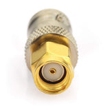 BNC Female to RP-SMA Male (Female pin) Straight Audio RF Coaxial Connector BNC RP-SMA Adapter 5pcs