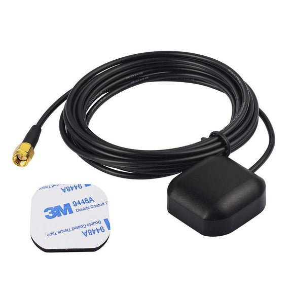 Vehicle Waterproof Active GPS Navigation Antenna with SMA Male Connector 3-5V DC for Vehicle Truck RV Motorhome Marine Boat GPS Navigation System GPS Tracker Locator Car Stereo Head Unit