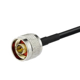 Low Loss N Male to SMA Male with Weatherproof Connectors RG58 Coax Cable （12feet,3.5M） for Celling Antenna