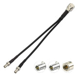 4G Antenna Splitter Cable FME to TS9 Cable 4G LTE Antenna TS9 Cable Adapter TS9 4G LTE Mimo Y Type RG174 15cm for 4G LTE Router WiFi Router Mobile Hotspot Cell Phone