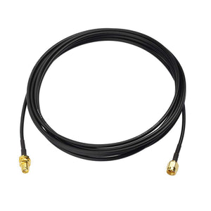 SMA Male to Female Bulkhead Mount RG174 Cable 3m / 10 feet for 4G LTE Wireless Router Cellular Cell Phone Signal Booster Amplifier RTL SDR USB ADS-B Receiver FPV Drone Controller Transmitter