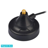 Universal Antenna Magnetic Mount Base with 10 feet / 3m SMA Male Antenna Extension Cable for WiFi 4G LTE Wireless Router Hotspot Mobile Cell Phone Signal Booster Cellular Amplifier Antenna