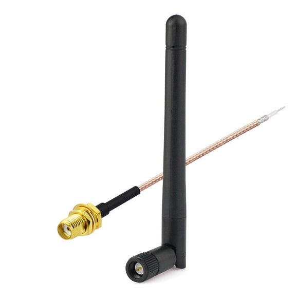 868MHz Antenna SMA Antenna SMA Male Adapter CB Radio Antenna + SMA Cable RG178 15cm 6inch SMA Antenna Extension Cable for CB Radio Antenna GSM Wireless Wifi Router Ham Radio