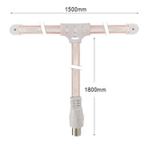 FM Aerial FM Dipole Antenna 75 Ohm PAL Plug Connector Compatible for HiFi Home Table Top Stereo Sound Radio Receiver Tuner FM multiplex stereo Yamaha JVC Sony