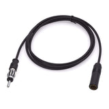 Eightwood Universal Vehicle Car Stereo FM AM Radio Antenna Extension Cable 48 inch/4 feet,Motorola DIN Plug to Socket Cable for Vehicle Truck SUV Car Audio FM AM Radio Stereo Head Unit Receiver Tuner