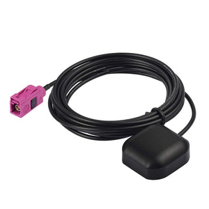 Vehicle Waterproof Active GPS Navigation Antenna with Fakra H Pink Connector Compatible with Ford F-150 F-250-F-550 Focus Edge Escape Expedition Explorer Fusion Mustang Taurus Truck SUV