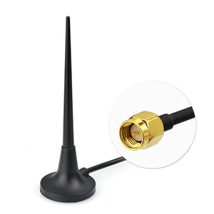 4G Antenna SMA Male Adapter 3G 4G SMA Antenna Wireless 3.5dbi Magnetic 3G GPS GSM SMA Aerial with 3M 9.8ft Cable Compatible for 3G 4G WIFI Router GSM UMTS Huawei ZTE MF60 MF821D