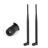 900MHz Antenna Kit 3.5Dbi External Omni Rubber Duck Indoor Antenna with RP-SMA Connector + IPX U.fl to RP-SMA Cable Pigtail for Cell Phone Signal Booster Router Security Camera PCIe Cards 2Pcs