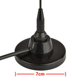 VHF UHF Police Scanner Antenna,CB Radio Ham Radio Home Mobile Radio Scanner Antenna,Magnetic Base BNC Male Antenna Compatible with Uniden Bearcat Whistler Radio Shack Car Truck Police Scanner