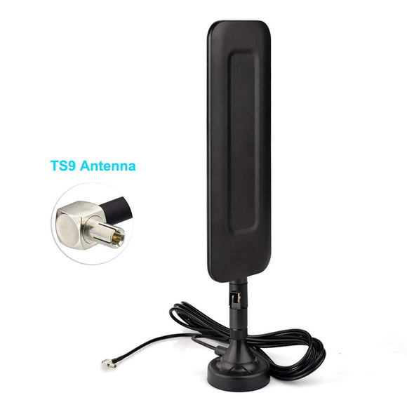 4G LTE 9dBi Magnetic Base TS9 Antenna Compatible with Verizon AT&T T-Mobile Sprint Netgear Huawei MiFi Mobile WiFi Hotspot Router USB Modem Jetpack AirCard AC791L 6620L AC815S AC770S AC781S