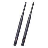 WiFi 2.4GHz 5GHz 5.8GHz 8dBi RP-SMA Male Dual Band Antenna (2-Pack) for Wireless Mini PCI/PCIE Card USB Adapter WiFi Adapter Wireless Network Router Wireless Range Extender Security Camera