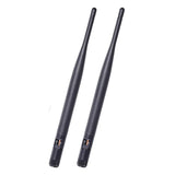 Dual Band WiFi 2.4GHz 5GHz 5.8GHz 6dBi RP-SMA Male Antenna,15cm IPEX IPX U.FL Mini PCI to RP-SMA Female Cable (2-Pack) for Wireless Mini PCI Express WiFi Adapter PCIE Network Card WiFi Router