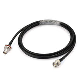 BNC Male to BNC Female RG58 50 Ohm Cable 2m/6.5 feet for Wireless Microphone System Receiver Marine GPS Navigation Antenna Handheld Ham Radio CB Amateur Radio Mobile Transceiver Police Scanner