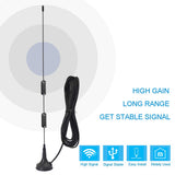 VHF UHF Police Scanner Antenna CB Radio Ham Radio Home Mobile Radio Scanner Antenna Magnetic Base BNC Male Antenna Compatible with Uniden Bearcat Whistler Radio Shack Car Truck Police Scanner