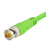 BNC Cable 3G/HD SDI Cable(1M/3.28ft 75Ω) BNC to BNC Extension Coaxial Cable for Cameras and Video Equipment，Supports HD-SDI/3G-SDI/4K/8K，SDI Video Cable Green 1Pcs